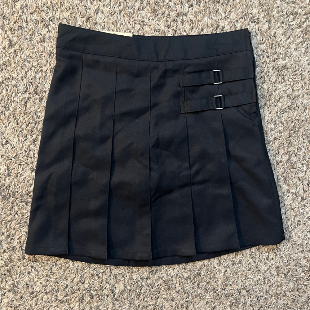 French Toast Scooter Black Pleated Uniform Skirt